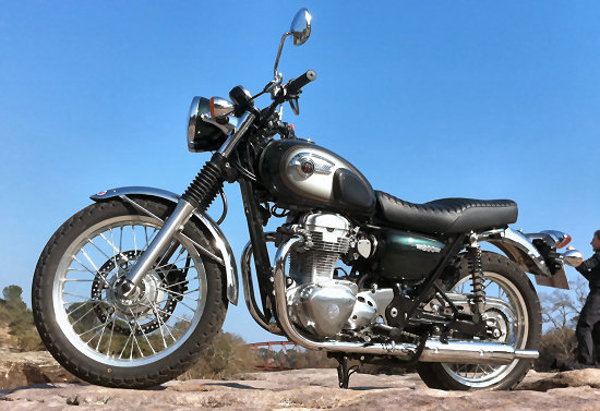 Kawasaki W 800 2011 test drive