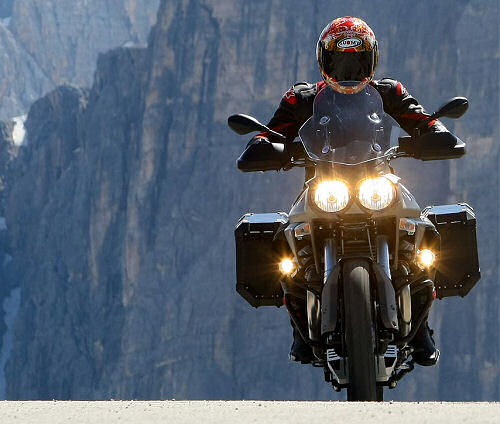 Moto-Guzzi STELVIO 1200 NTX 2009 test drive
