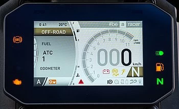 Aprilia 660 Tuareg - compteur TFT couleur de 5 pouces