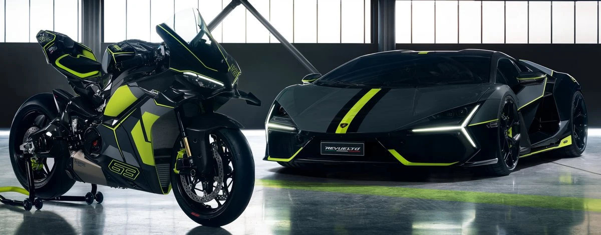 La Ducati Panigale V4 Lamborghini et la Revuelto Ad Personam