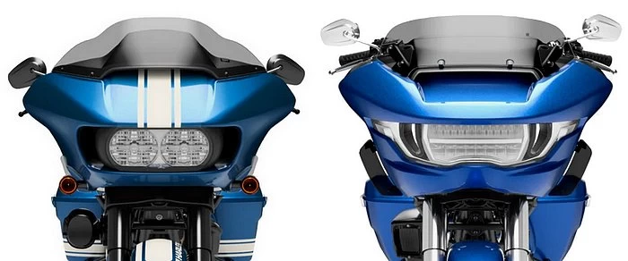 L'ancien et le nouveau Shark Nose - Harley-Davidson a enfin osé une évolution spectaculaire
