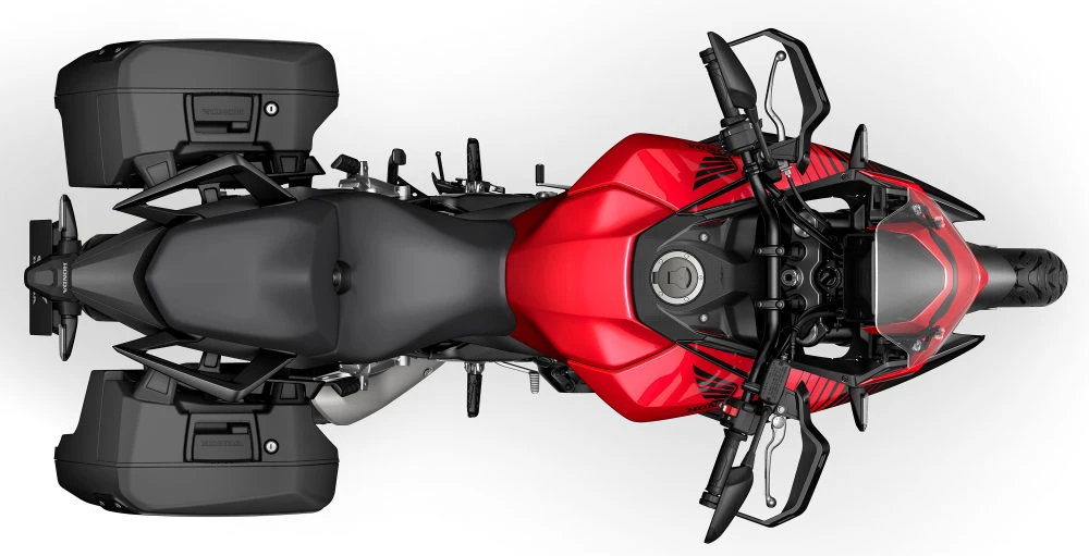 La Honda CB1000GT vue de dessus