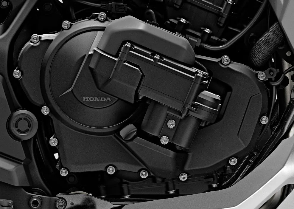 Le système E-Cluth-sur une Honda XL 750 Transalp