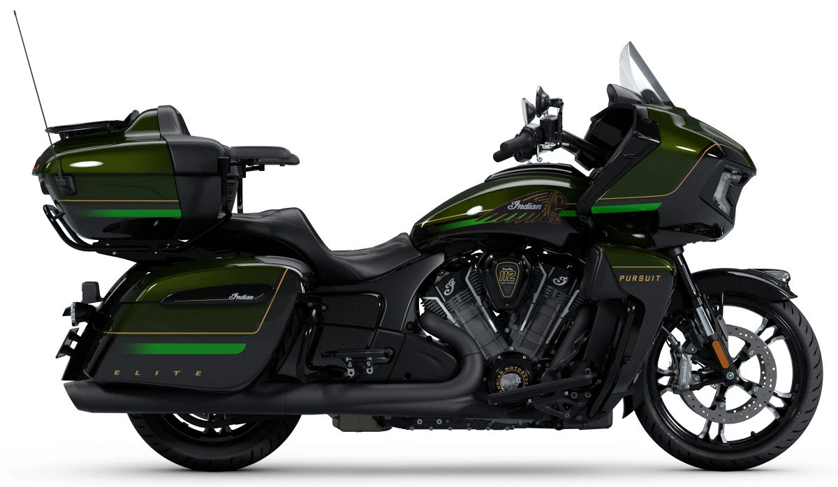 Indian 1834 Pursuit Elite 2025 - de profil