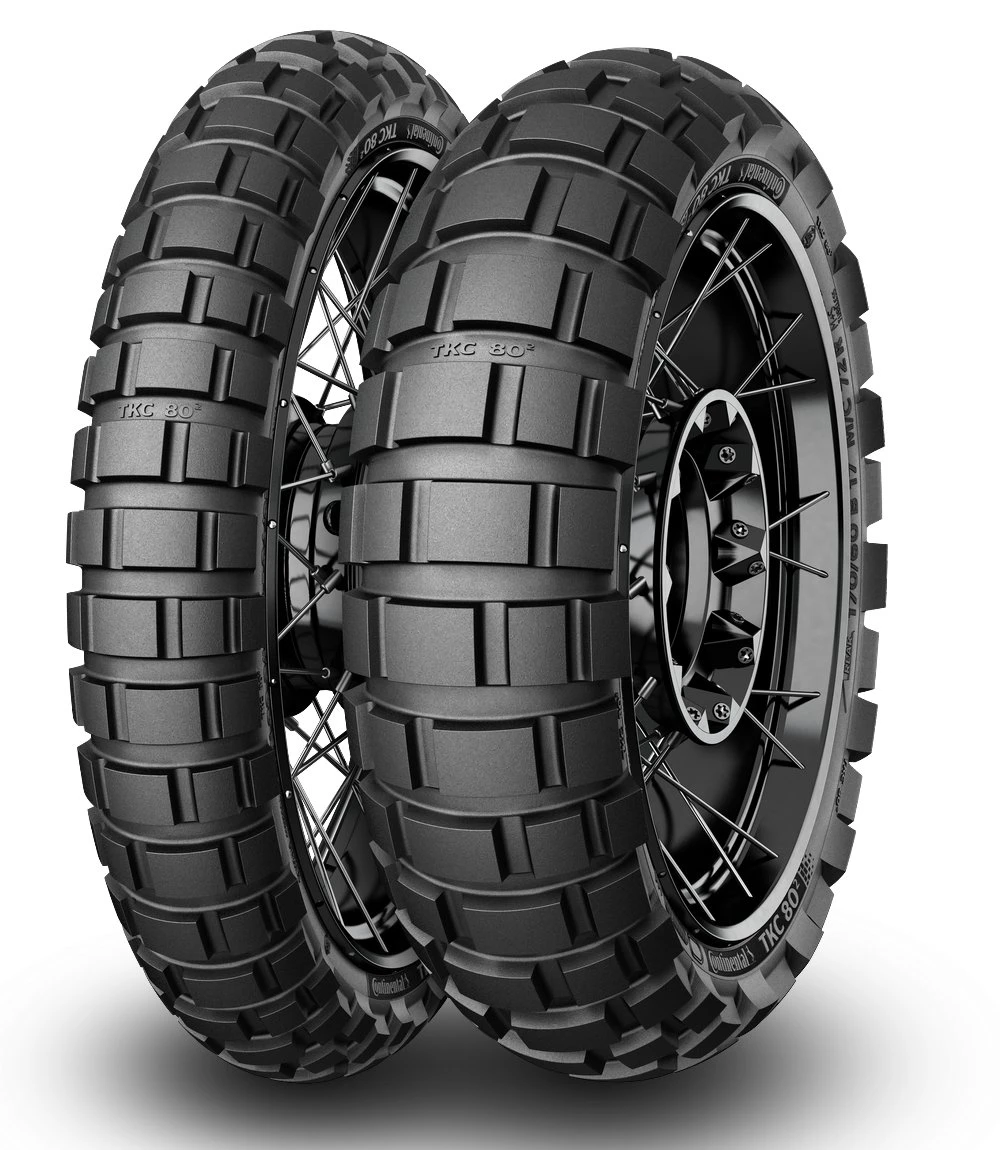 Une paire de pneus un pneu Continental TKC 80²