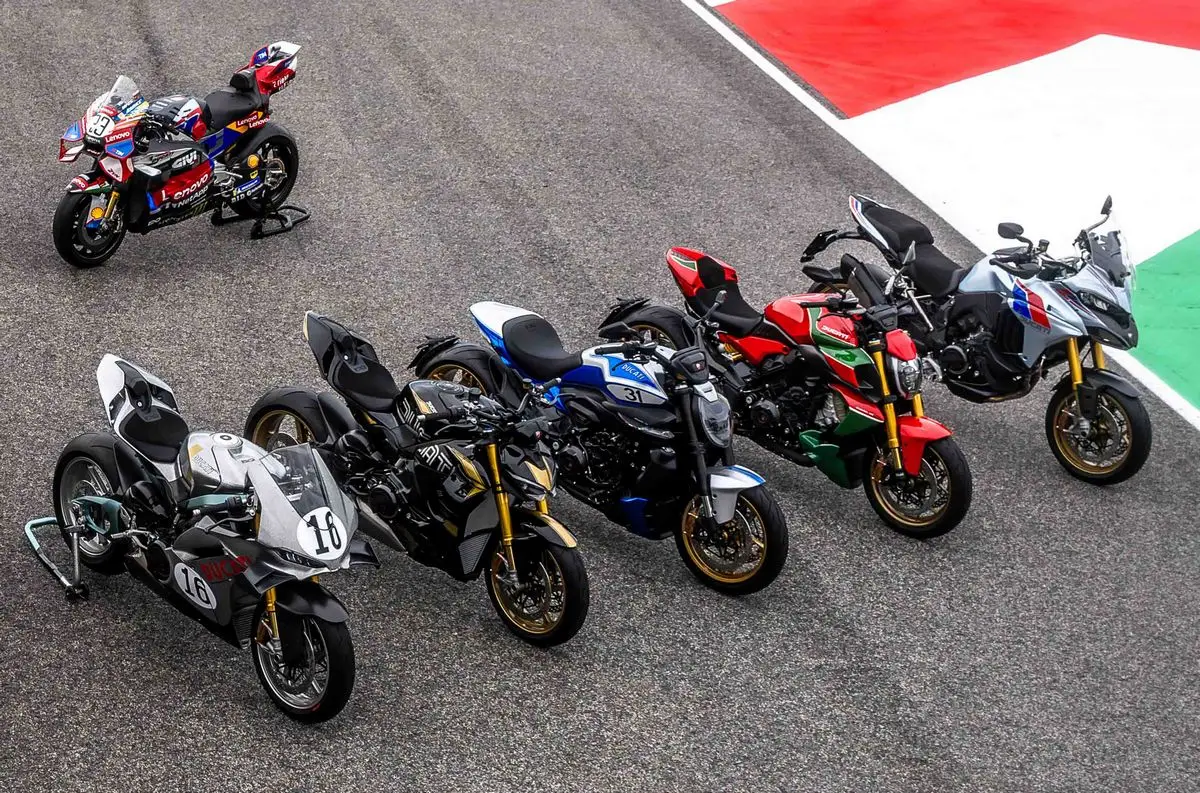 Les motos Ducati de la Collezione 100