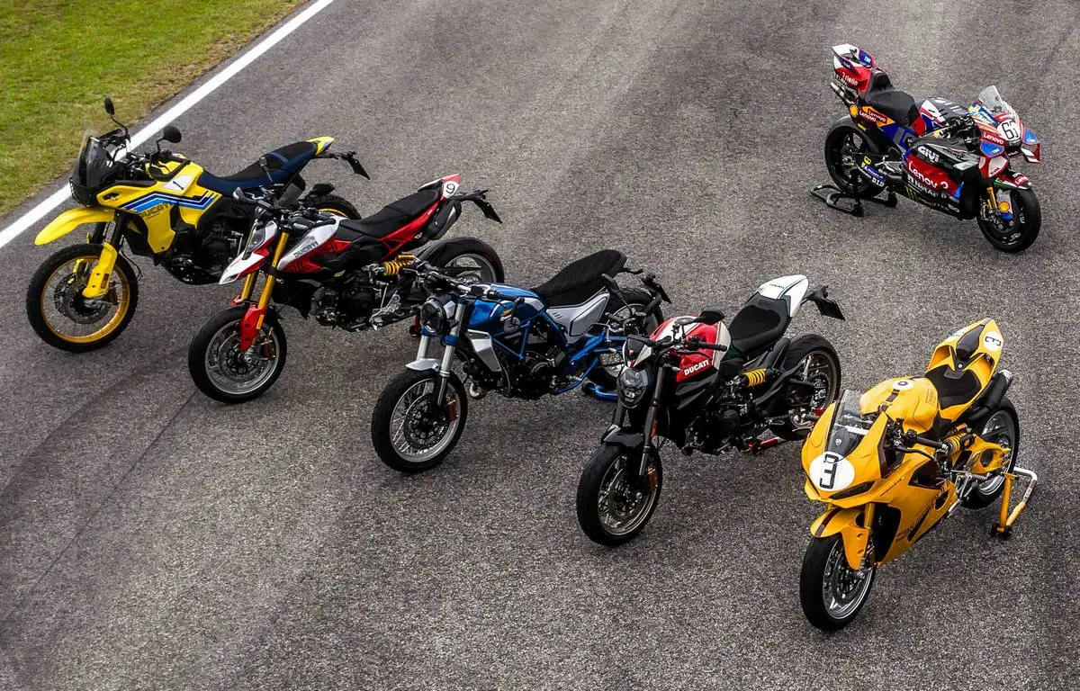 Les motos Ducati de la Collezione 100