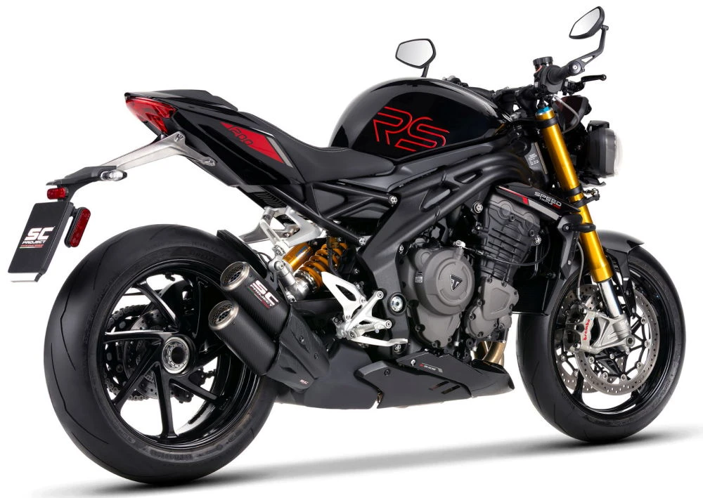 Un silencieux CR-T SC-Project pour TRIUMPH 1200 Speed Triple RS
