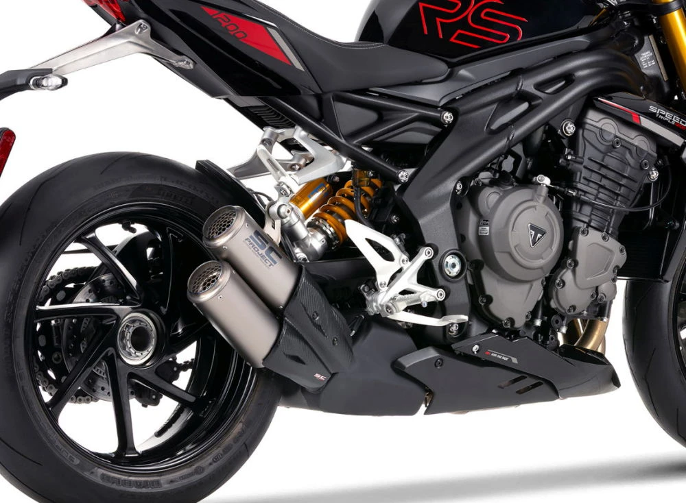 Un silencieux CR-T SC-Project pour TRIUMPH 1200 Speed Triple RS