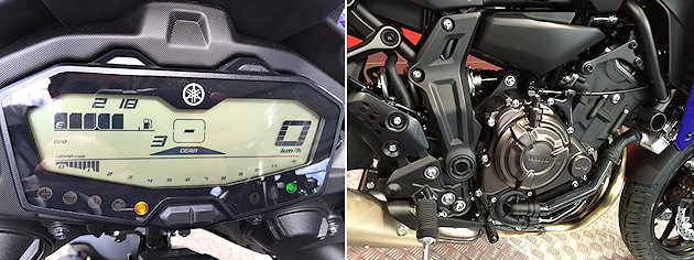 Yamaha MT-07 700 TRACER 2016 test drive