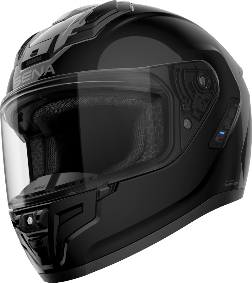 Sena Phantom ANC helmet in black with closed visor