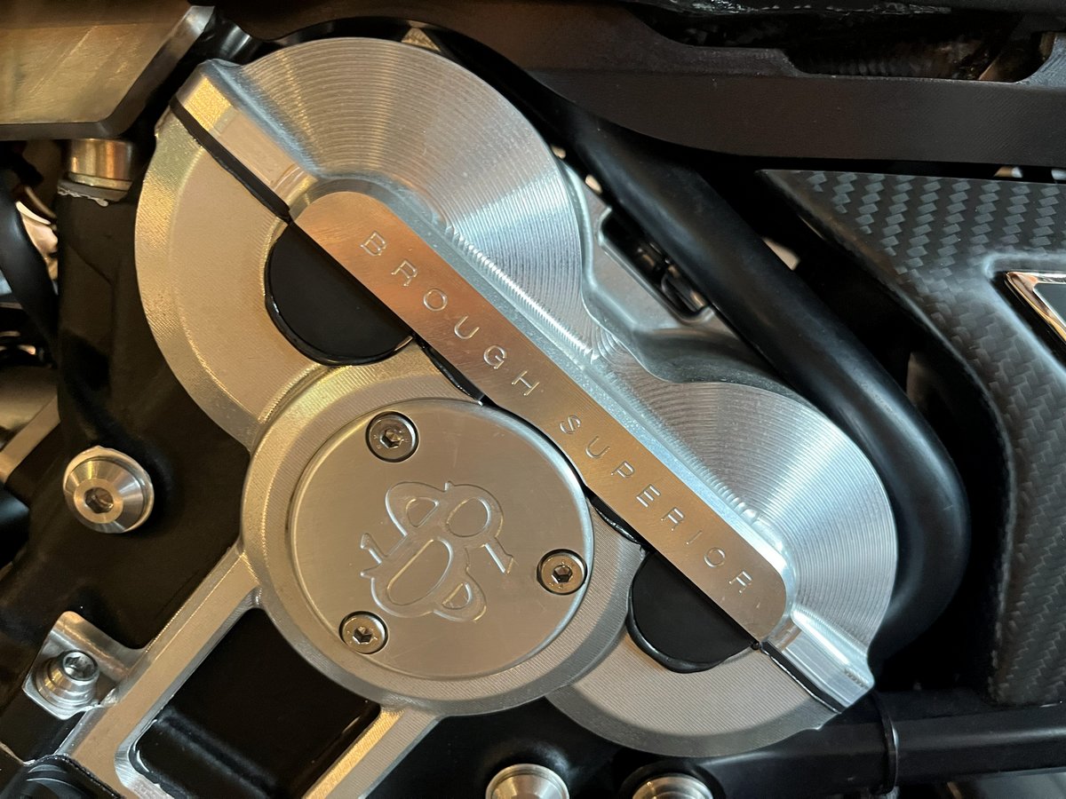 A Brough Superior engine cylinder head