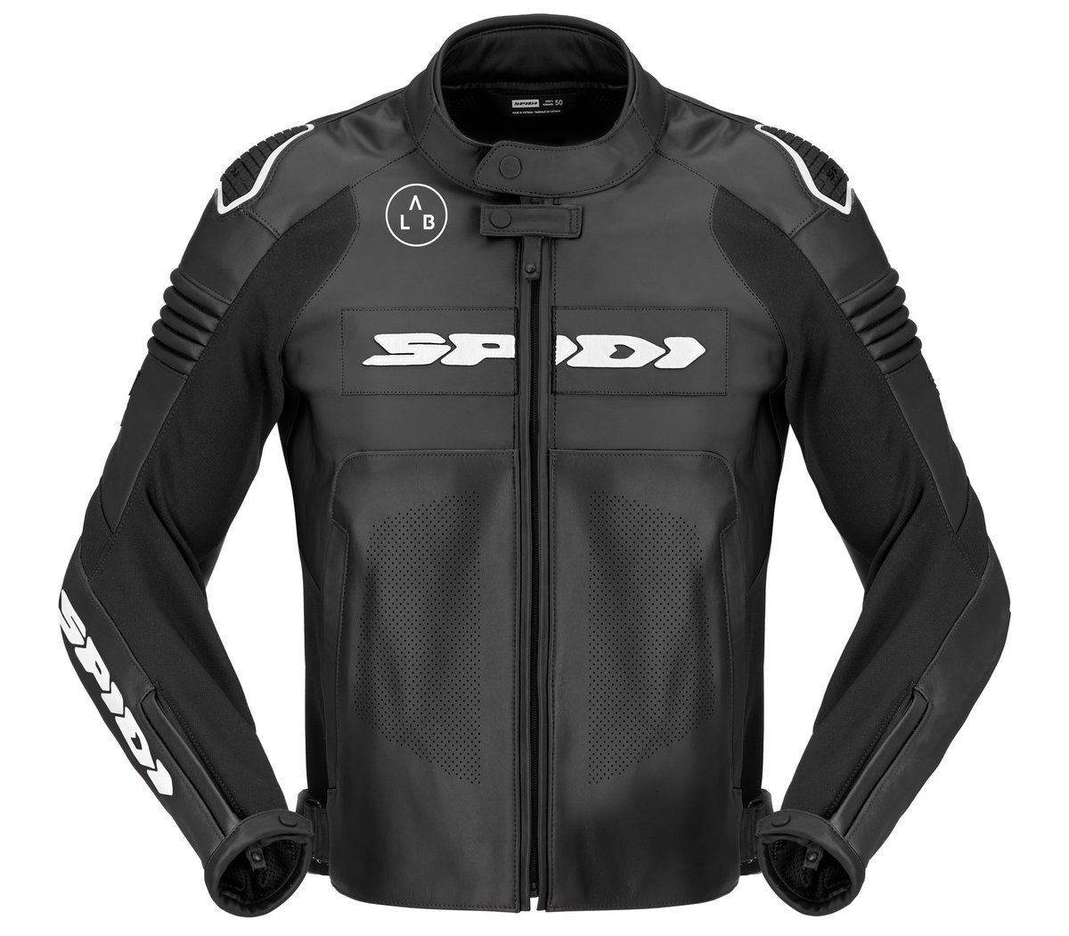 A black Spidi Hyper-V Pro Perforated jacket