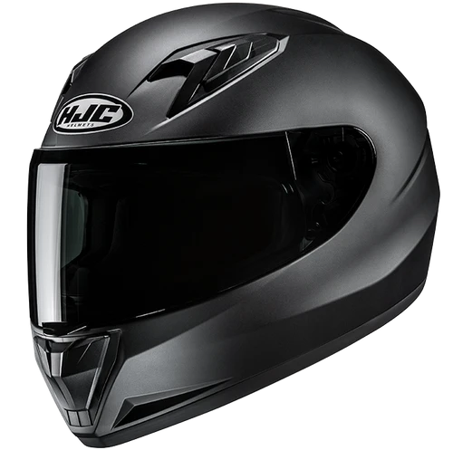 A gray HJC Y10 helmet