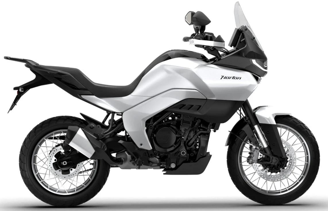 Une moto Norton 600 Atlas de 2026 vue de profil