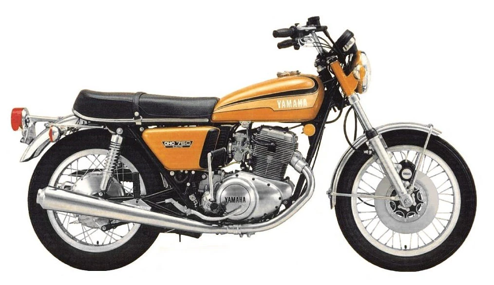 Photo studio de la moto Yamaha TX 750